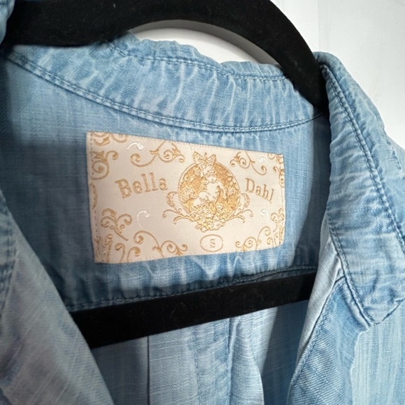Bella Dahl Light Blue Tencel Button-Up Casual Shirt Sz S - Picture 11 of 14